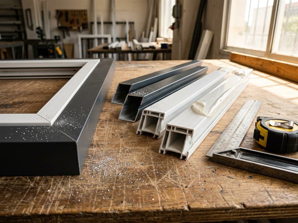 Fabricación de piezas de aluminio y PVC a medida en Monforte